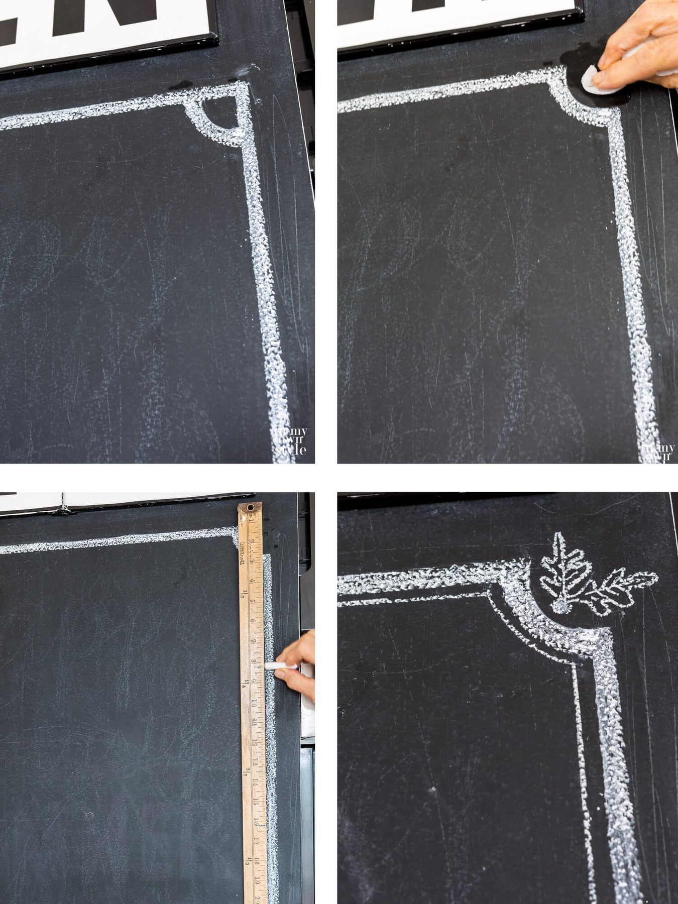 Chalkboard drawing tips that make it easy to create artistic chalkboard art in your own style.