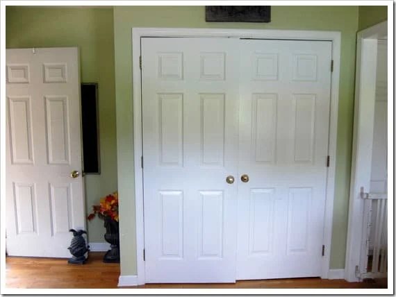 How to turn a coat closet into a pantry