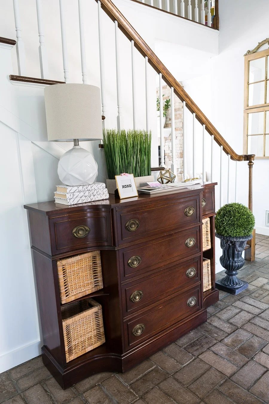 How to create a board and batten wall under a staircase
