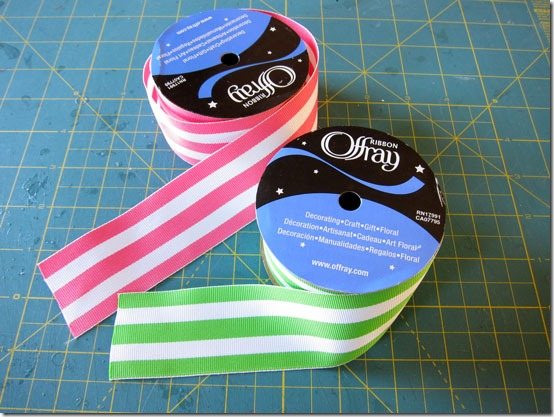 Ribbon-to-embellish-lampsha