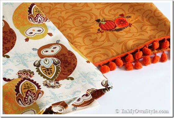 Applique Decorative Dish Towel