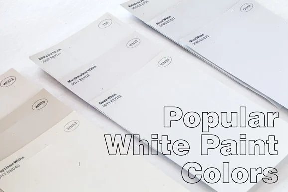 Popular white paint colors that will brighten a dark room