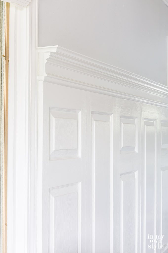 How to make a headboard using salvaged doors from the thrift store