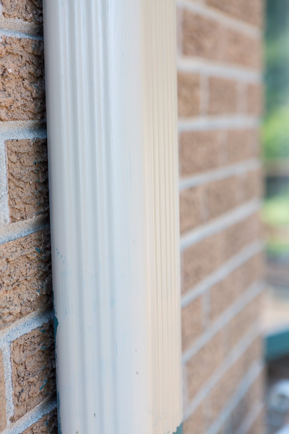 Glidden Exterior House paint in the color Khaki Bronze