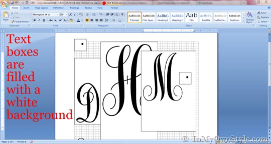 How to make transparent text boxes in Microsoft Word