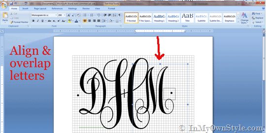 Monogram tutorial