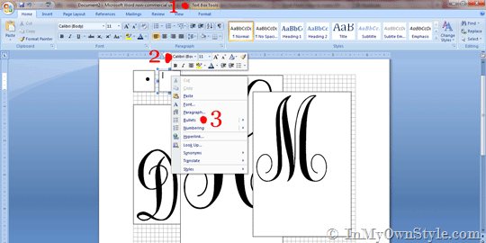How to move text boxes in Microsoft Word