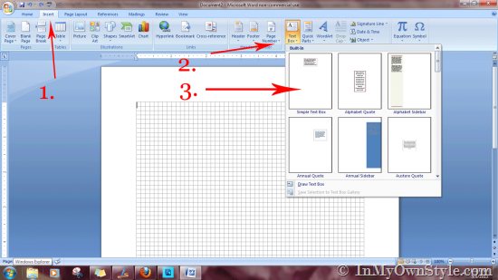 How To Create a Monogram Using MS Word
