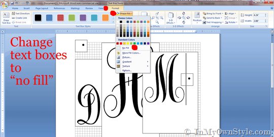 Microsoft Word Monograms