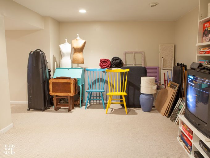 Organizing a basement