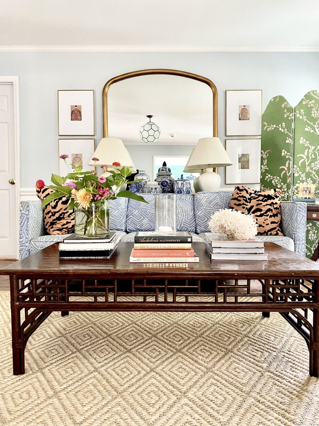 Emily A Clark's personal style seen in this living room.