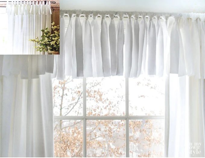 How to Make an Easy No Sew Window Valance in an Hour