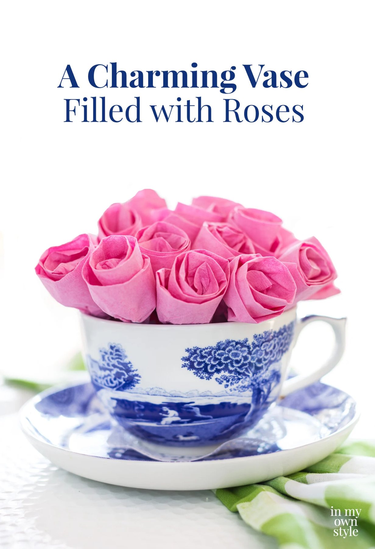 How to Make Roses Using Paper Napkins