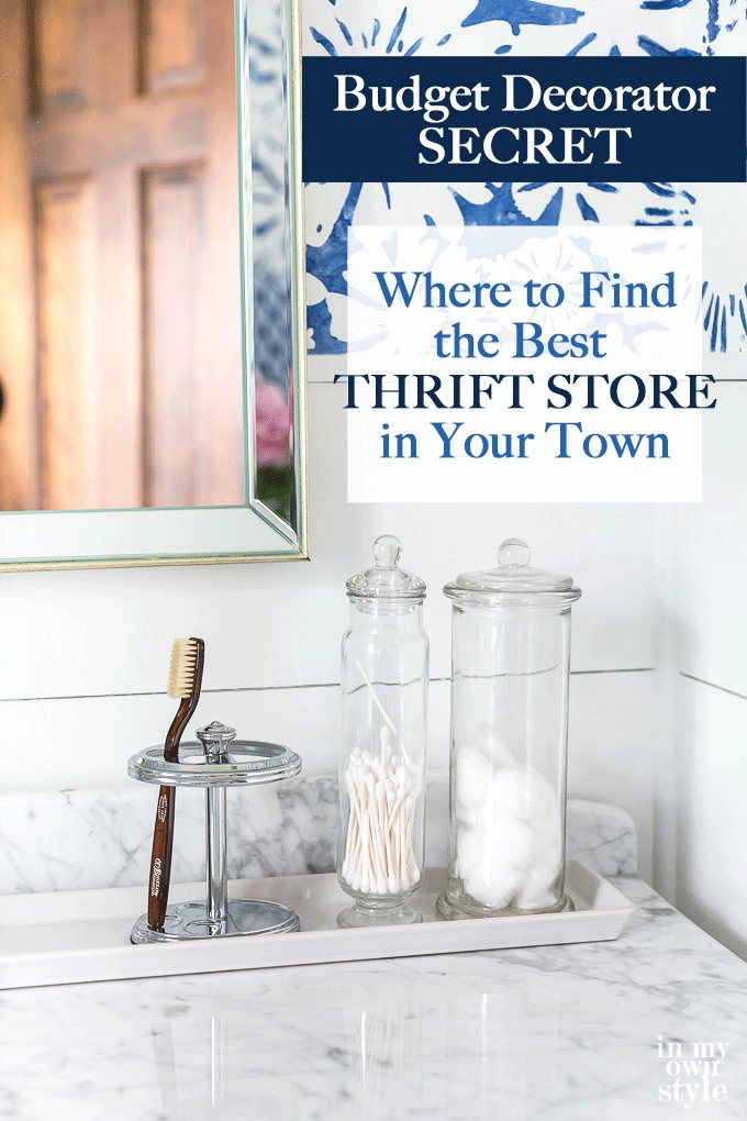 Budget decorating secret shared on where to find the best thrift store in your area.