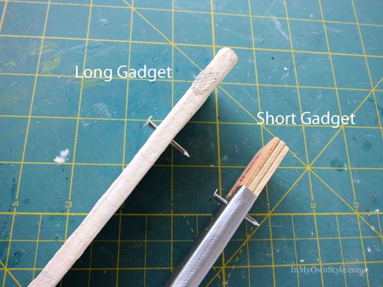 Picture Hanging Trick using an easy to make gadget
