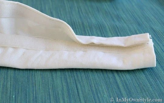 How to attach Velcro to make a TV cord hiding cover.