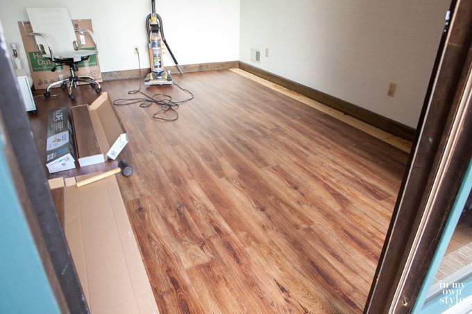 How to install a vinyl floor