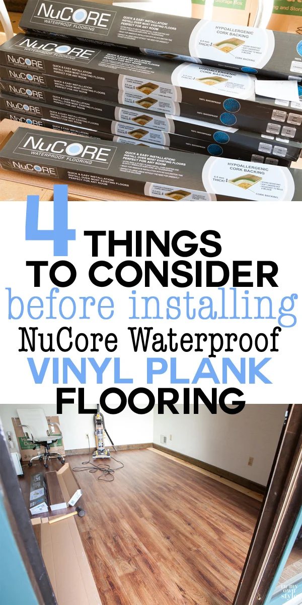 Before you install a vinyl plank floor in your home make sure you do these 4 things first. Once you do, the time to install the floor can be done in an afternoon.