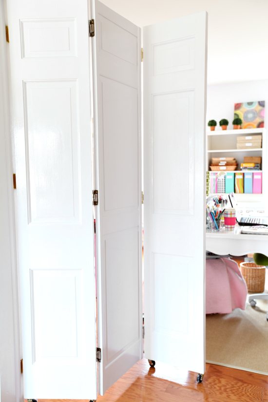 DIY Rolling Door Tutorial for Bifold doors
