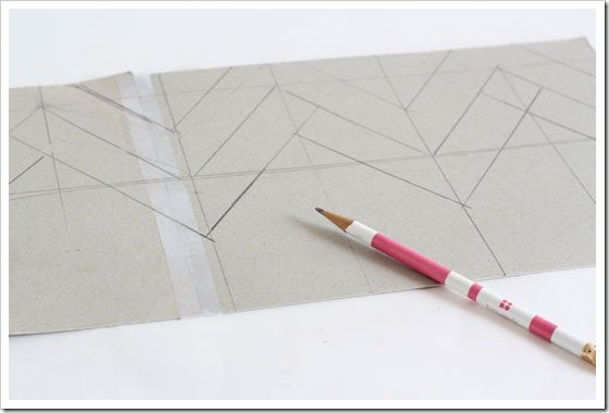 How to draw a Chevron pattern