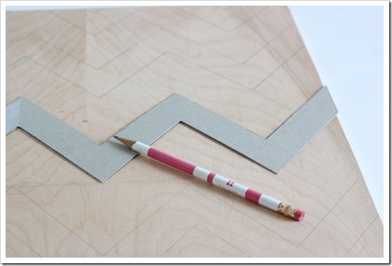 Draw-Chevron-pattern