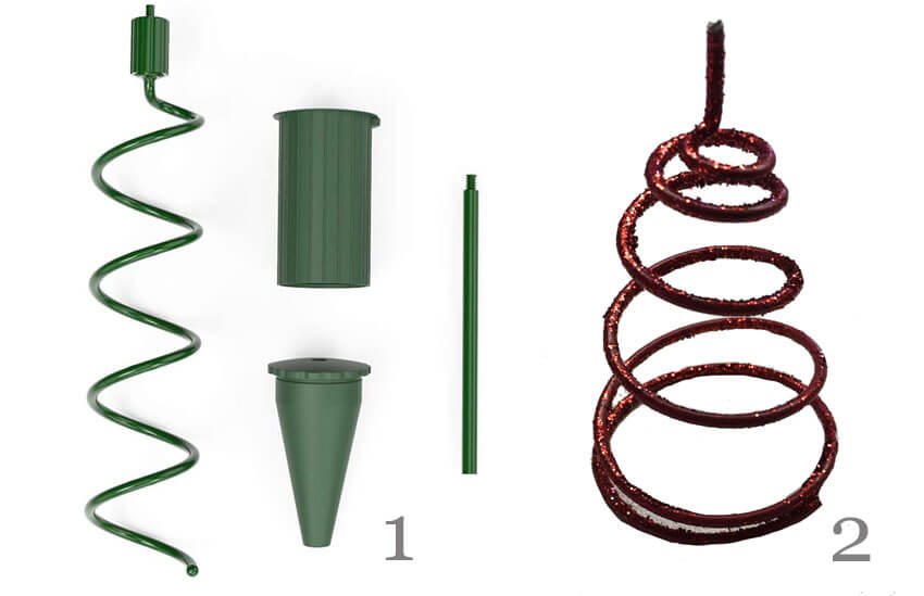 Two Christmas tree topper gadgets that make it easy to use anything as a tree topper.