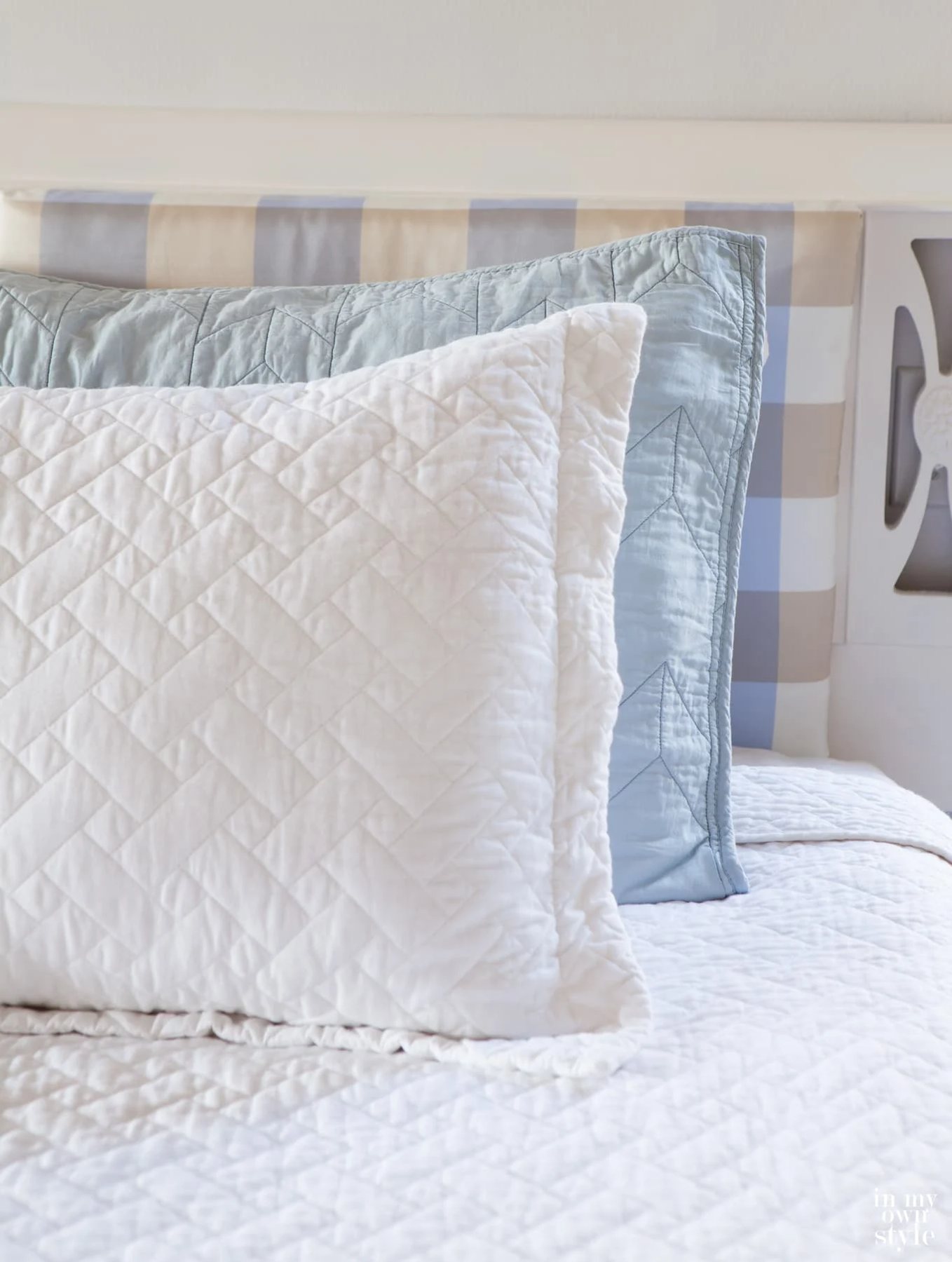 Use What You Have Decorating: Cushioned Headboard