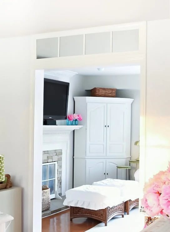 How to Make a Fake Transom Above a Door