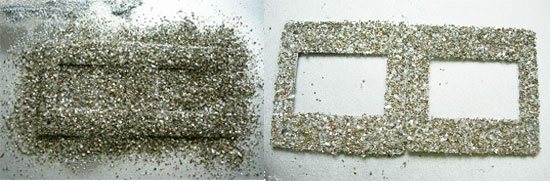 Glitter Christmas Ornament craft tutorial