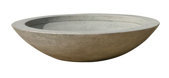 Faux Cast Stone Bowl Planter DIY