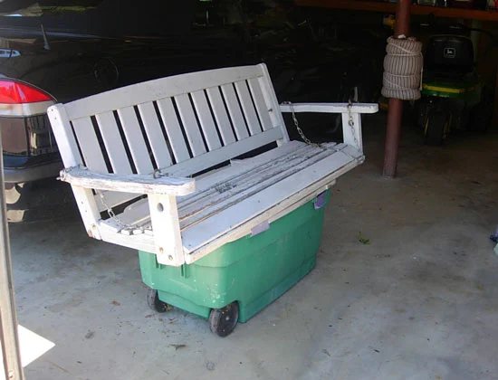 porch swing makeover