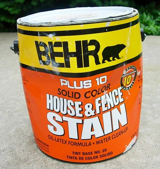 Behr Solid Color Stain