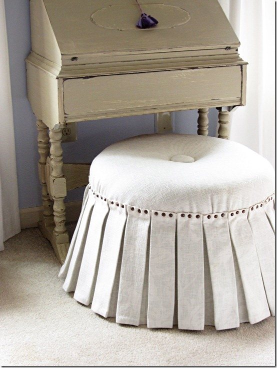 No Sew Ottoman