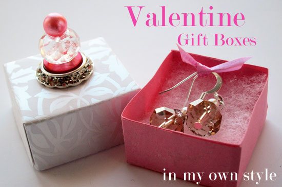 How to make a little box using greeting cards