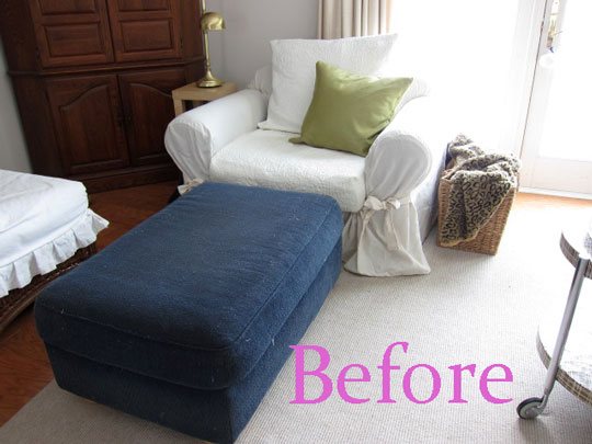 Quilt-Ottoman-Before
