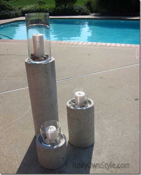 Concrete-Fire-Candle-Column