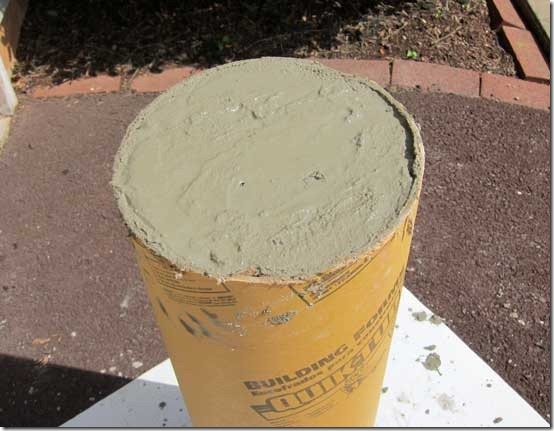 Fill-tube-with-wet-concrete