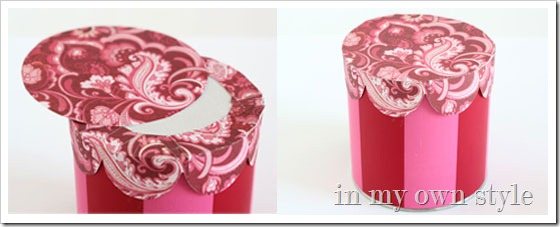 How to make a decorative lid for a jar