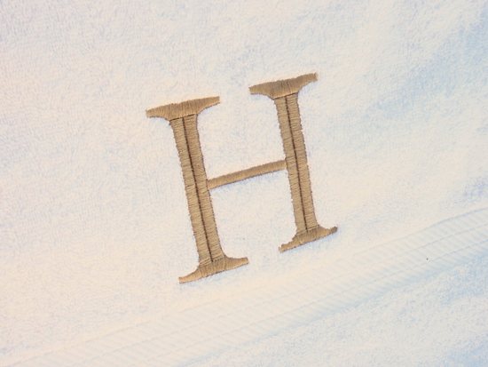 How to make a monogrammed chair cover
