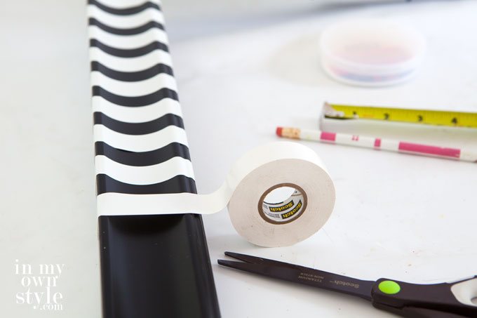 Decorative uses-for-electrical-tape