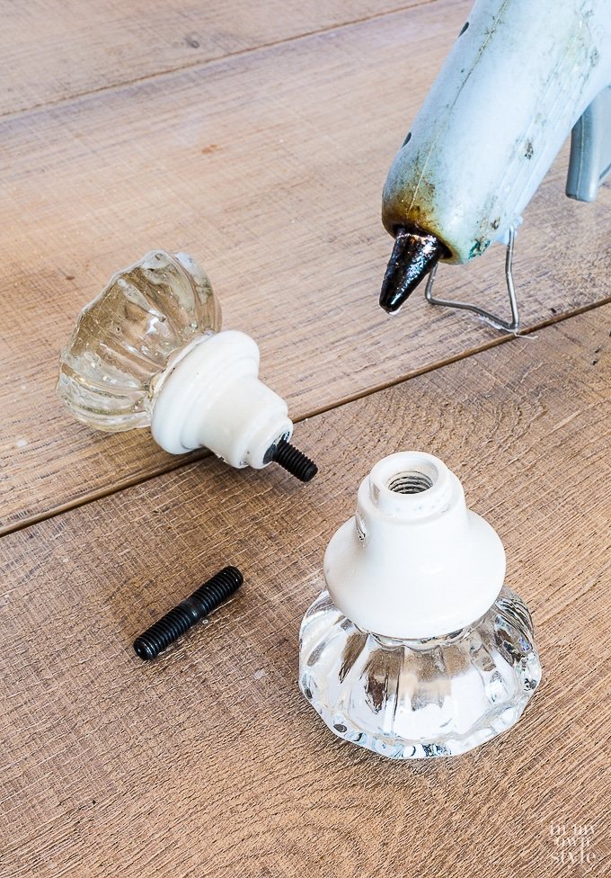 how to make curtain rod finials