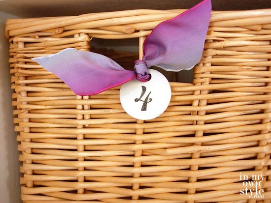 Make enameled tags with numbers