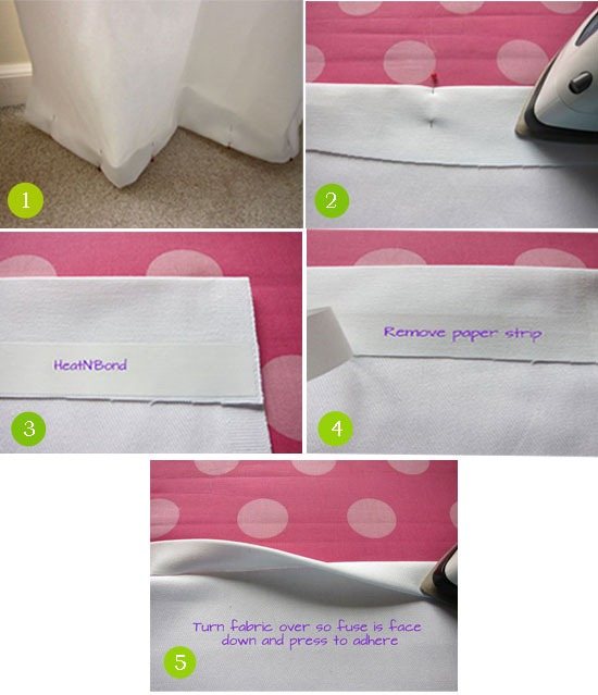 How-to-make-a-no-sew-hem-on
