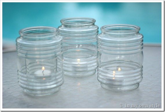 Candle holder ideas from the hardware store