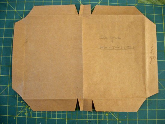 How to cover a book with a paper bag