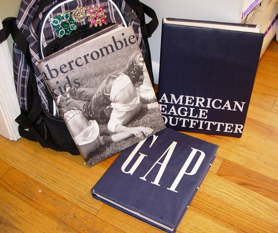 How to cover a book with a paper bag
