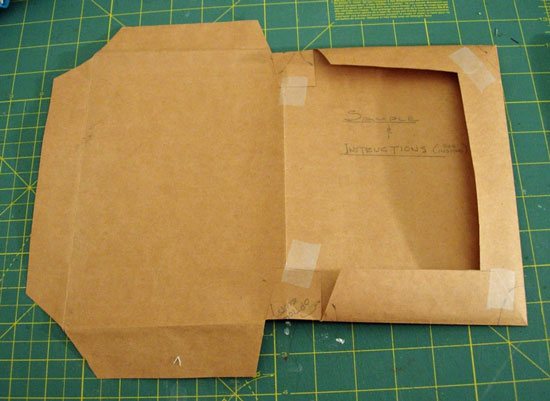How to cover a book with a paper bag