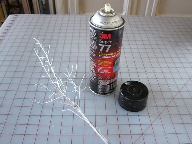 Make snowy branches for holiday decorating