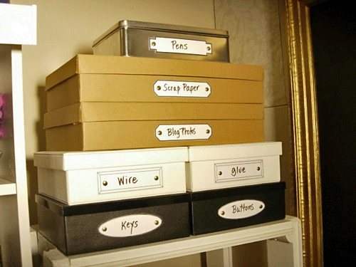 How To Make Wipe-Off Labels for Organizing Your Stuff