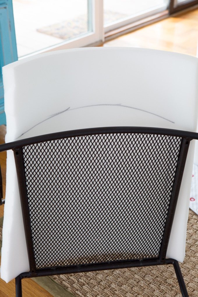 how to make a cushion for a chair